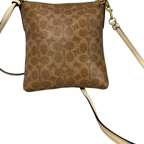 Coach Kitt Messenger Crossbody In Colorblock Signature Canvas - Picture 3 of 12